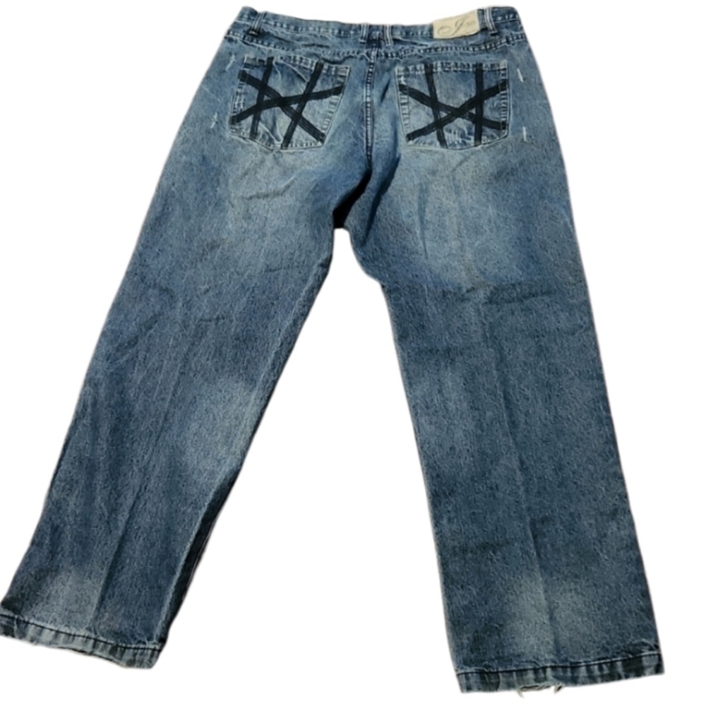Vintage Indigo 30 jeans Mens size 42 x 34 Distressed J30